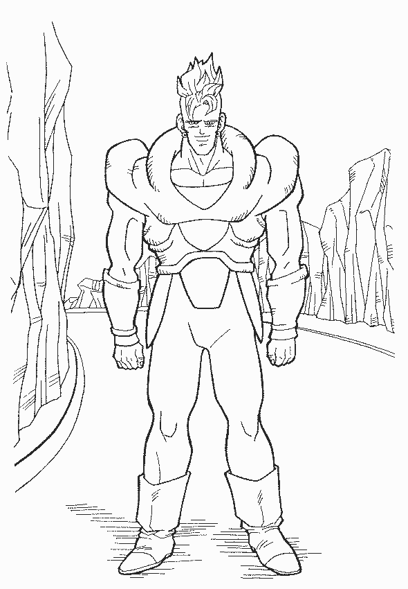dbz warriors coloring pages - photo #29