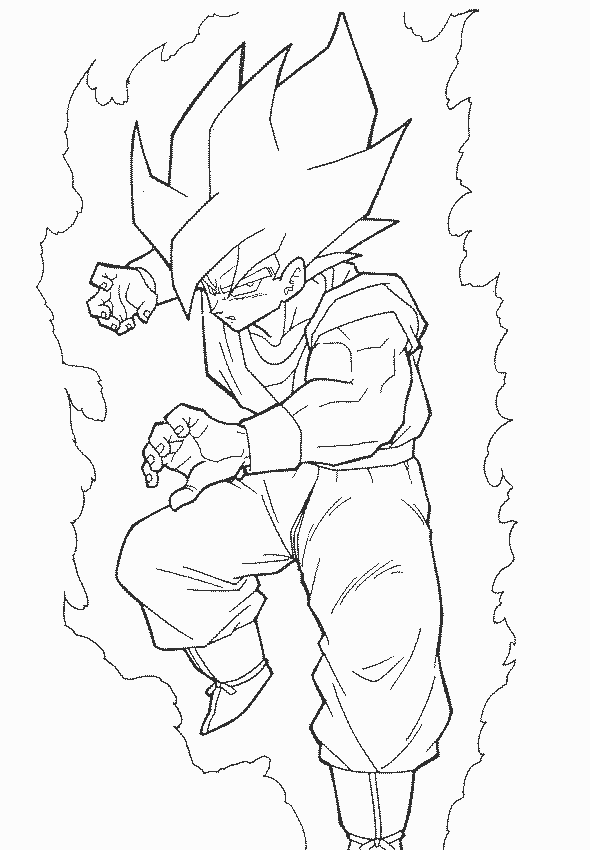 Desenhar Goku Super Saiyan 5 - Desenho e Dicas para Colorir