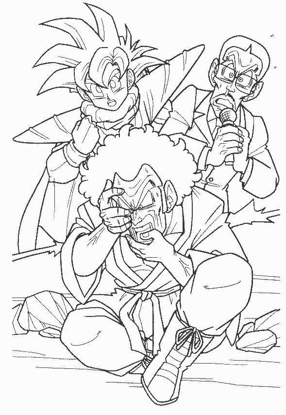 dbz warriors coloring pages - photo #13