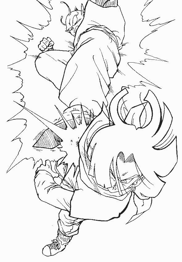 dbz warriors coloring pages - photo #14