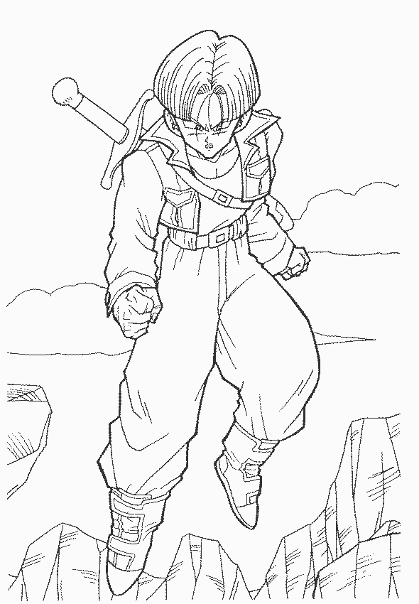dbz warriors coloring pages - photo #25