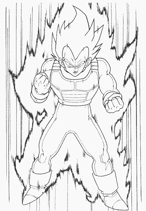 dbz warriors coloring pages - photo #7